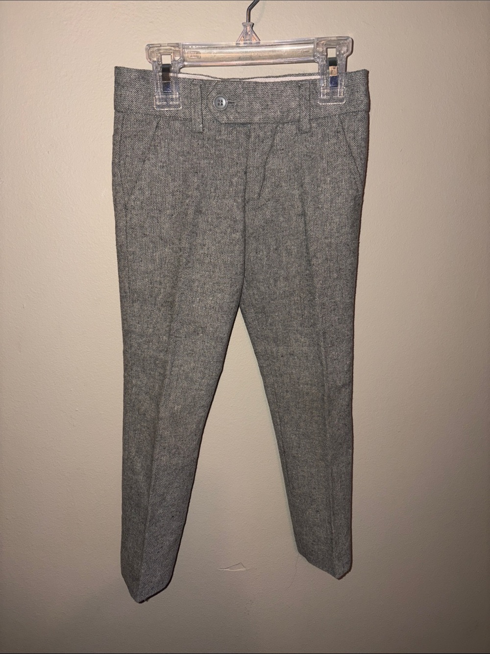 Isaac Mizrahi Gray Tweed Dress Pants